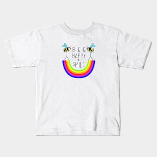 BEE HAPPY & SMILE Kids T-Shirt